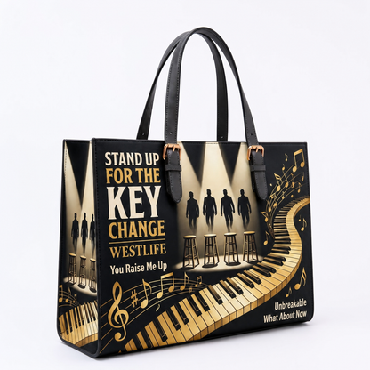 Mary's Westlife Memory Bag — Stand Up For The Key Change design, handmade collage tote